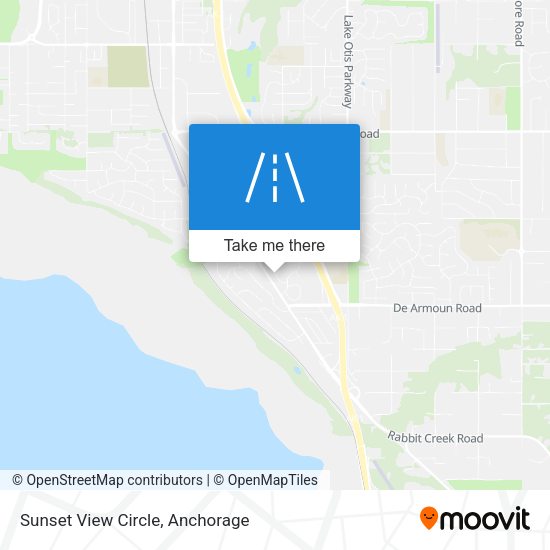 Sunset View Circle map
