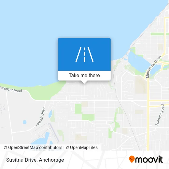 Susitna Drive map