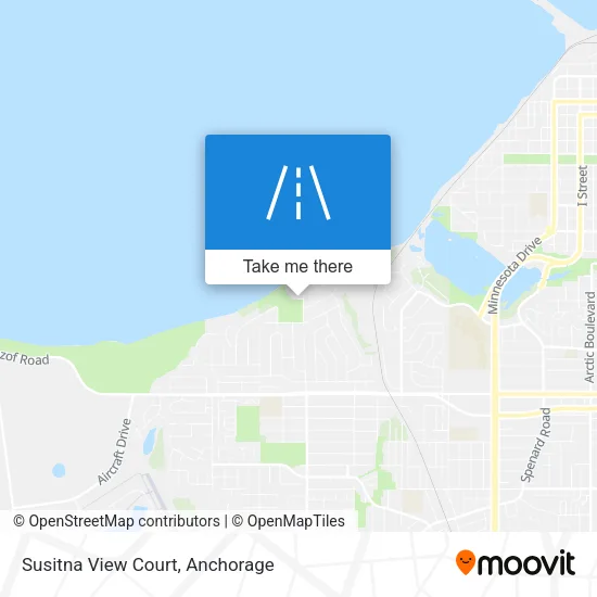 Susitna View Court map