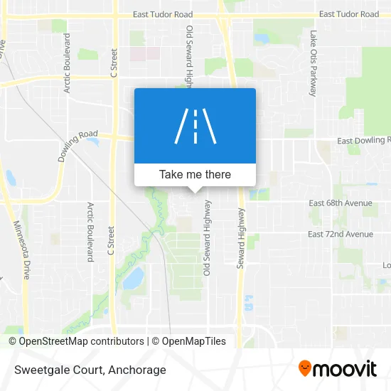 Sweetgale Court map