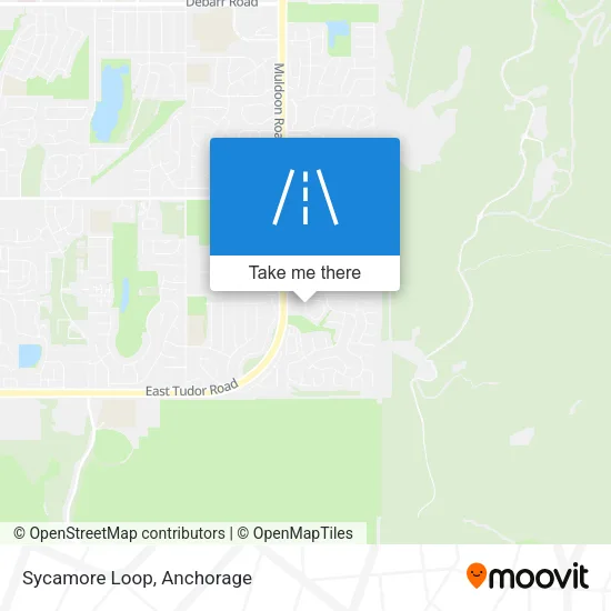 Sycamore Loop map