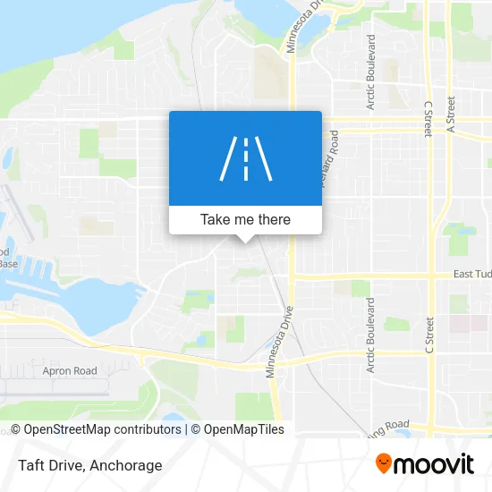 Taft Drive map