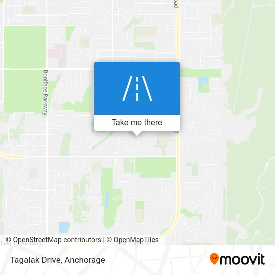 Tagalak Drive map