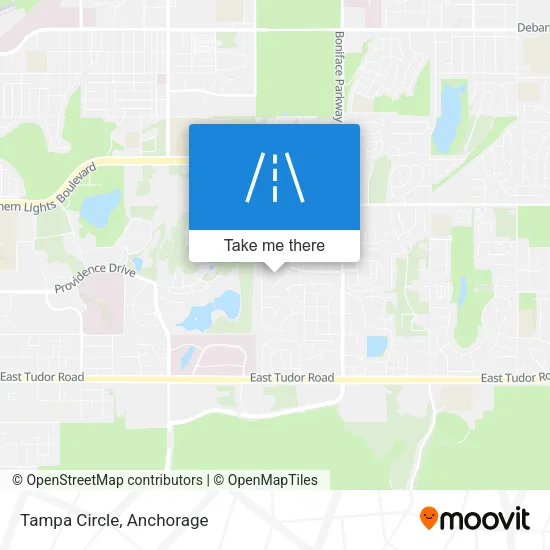 Tampa Circle map