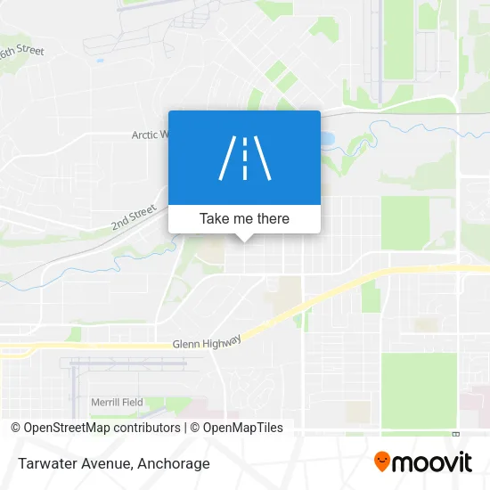 Tarwater Avenue map