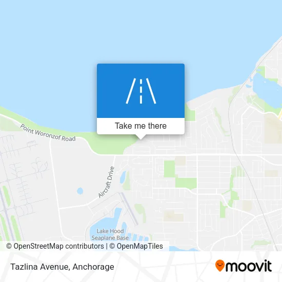 Tazlina Avenue map