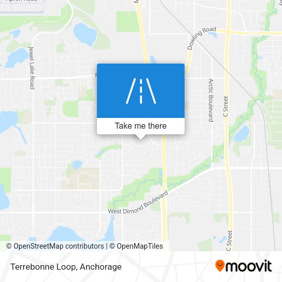 Mapa de Terrebonne Loop