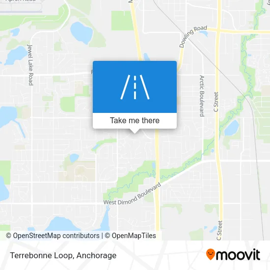 Terrebonne Loop map