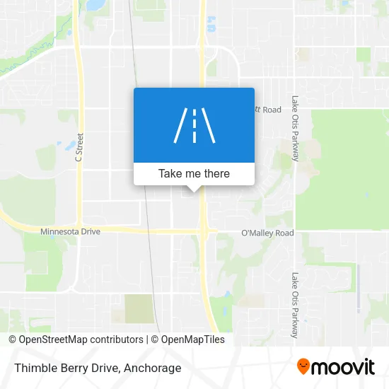 Thimble Berry Drive map