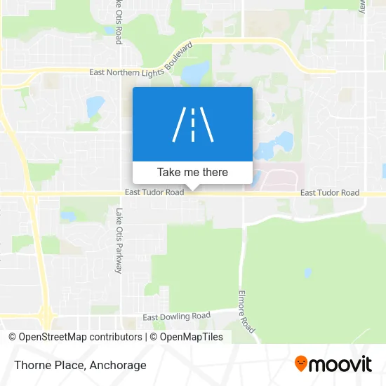 Thorne Place map