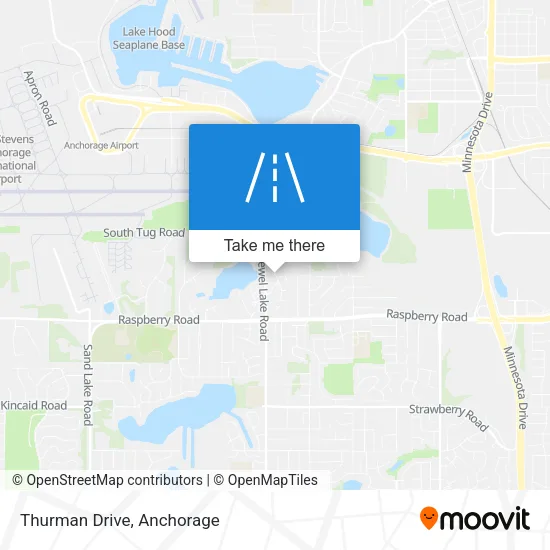 Thurman Drive map