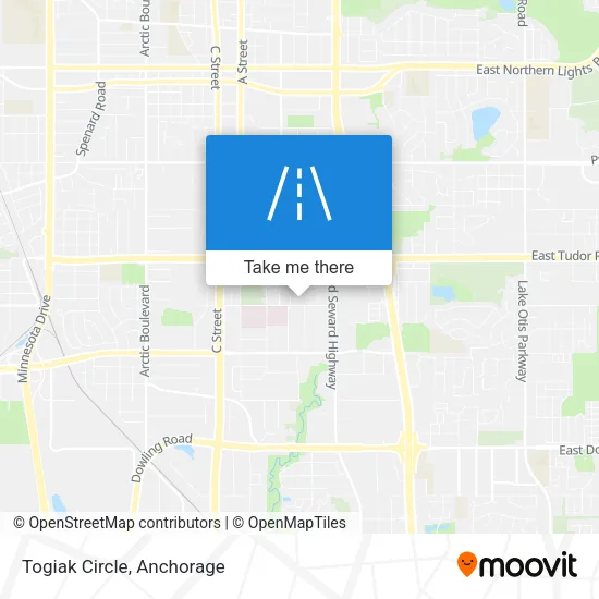 Togiak Circle map