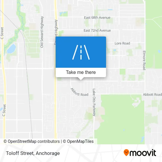 Toloff Street map