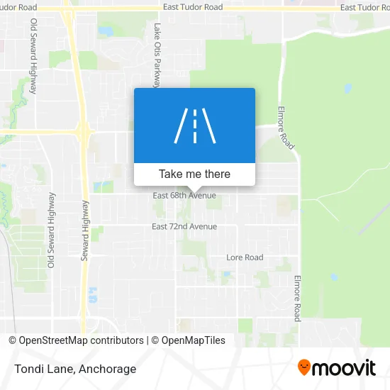 Tondi Lane map