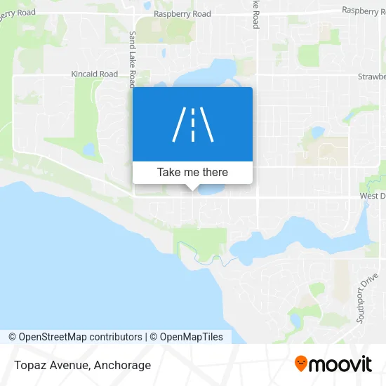 Topaz Avenue map