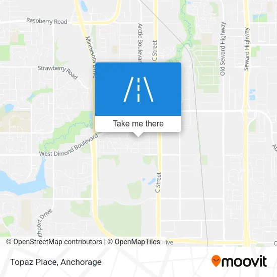 Topaz Place map