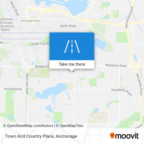 Town And Country Place map