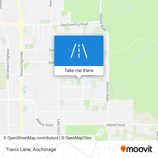 Travis Lane map