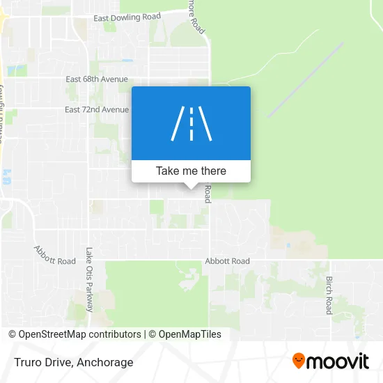 Truro Drive map