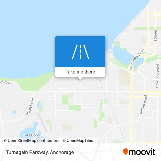 Turnagain Parkway map