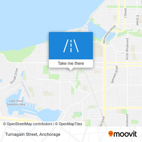 Mapa de Turnagain Street