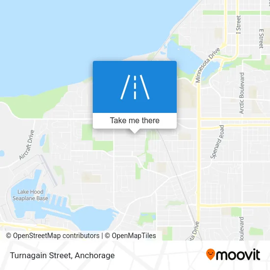 Turnagain Street map