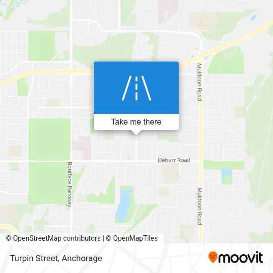 Turpin Street map