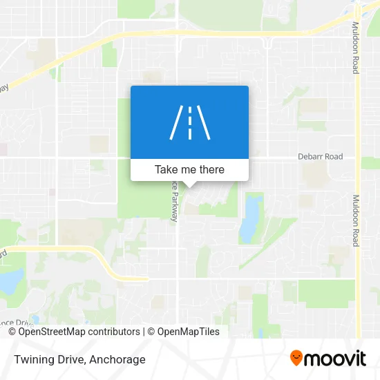 Twining Drive map
