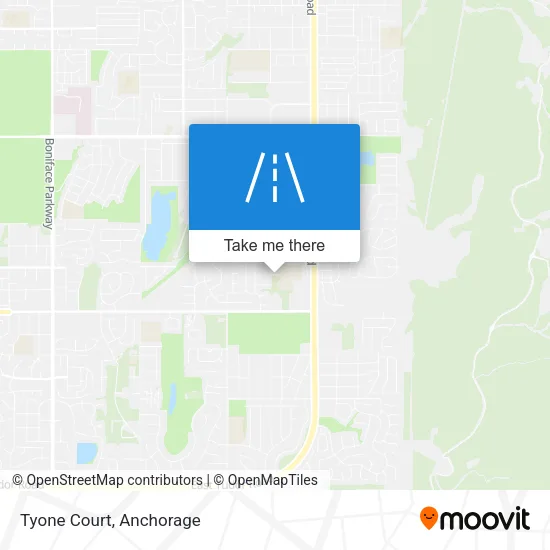 Tyone Court map