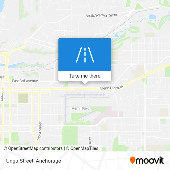 Unga Street map