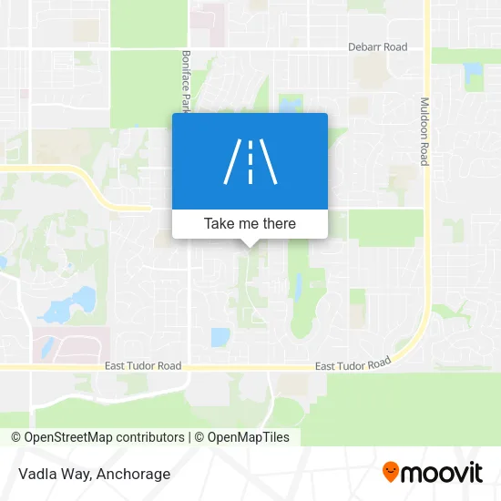 Vadla Way map
