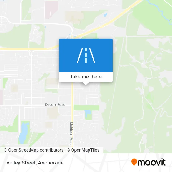 Valley Street map
