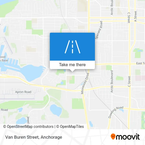 Van Buren Street map