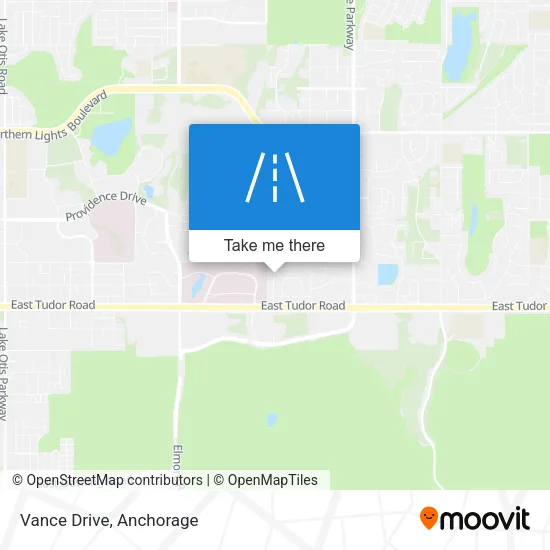 Vance Drive map
