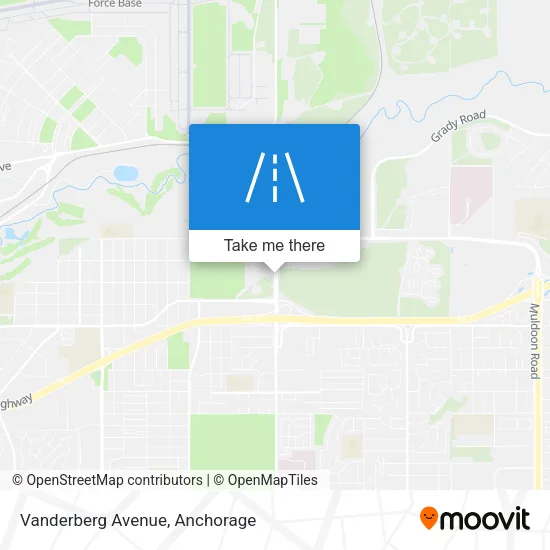 Vanderberg Avenue map