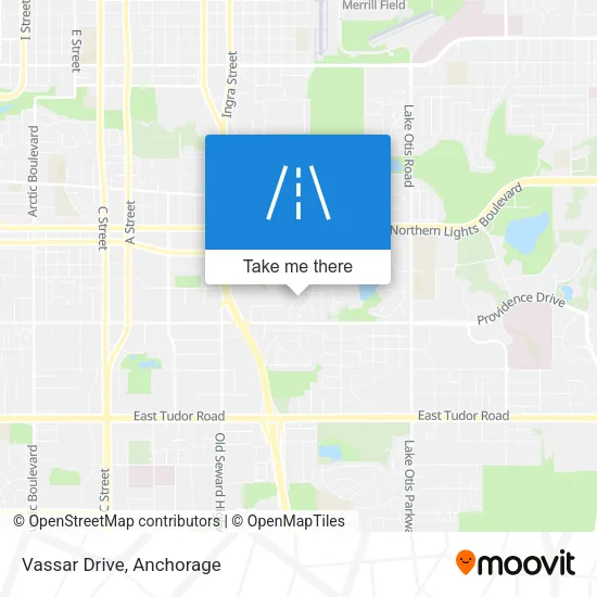 Vassar Drive map