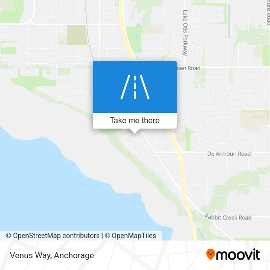 Venus Way map