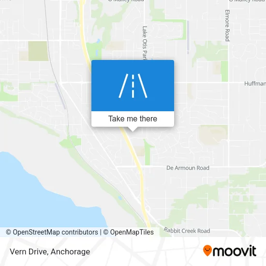 Vern Drive map