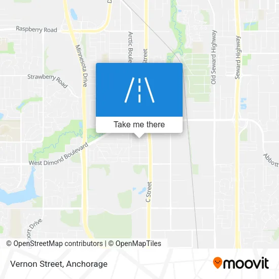 Vernon Street map