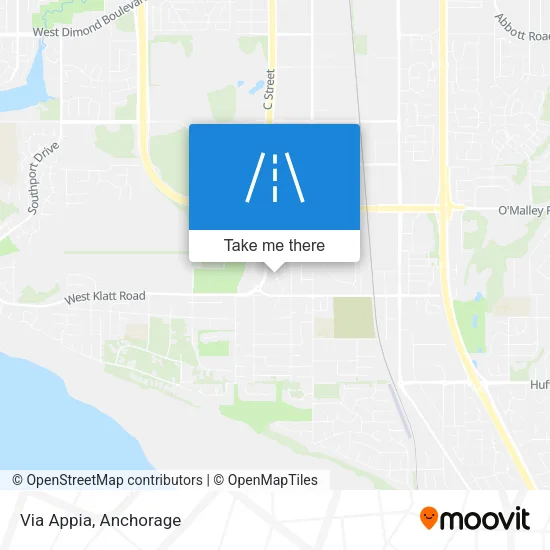 Via Appia map