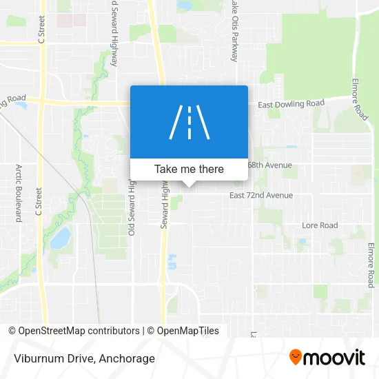 Viburnum Drive map