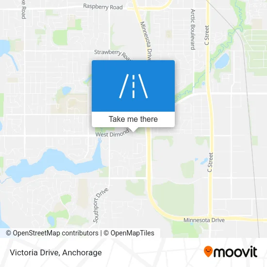 Victoria Drive map