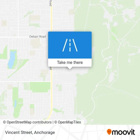 Vincent Street map