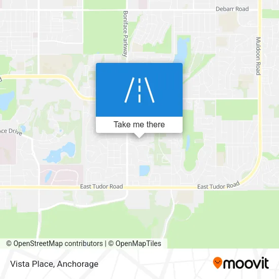 Vista Place map