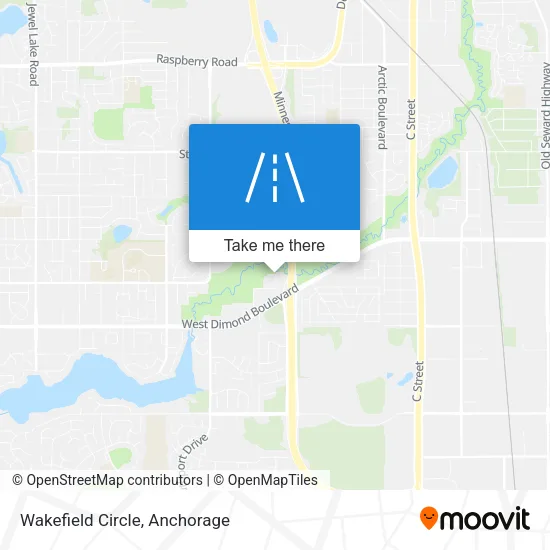Wakefield Circle map