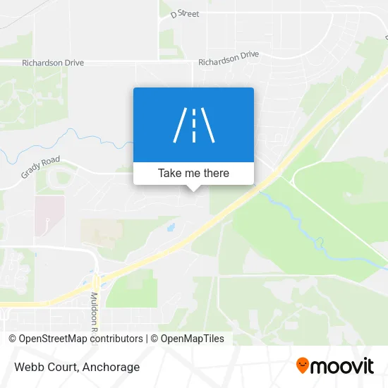 Webb Court map