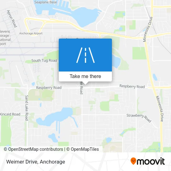 Weimer Drive map