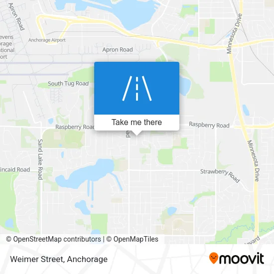 Weimer Street map
