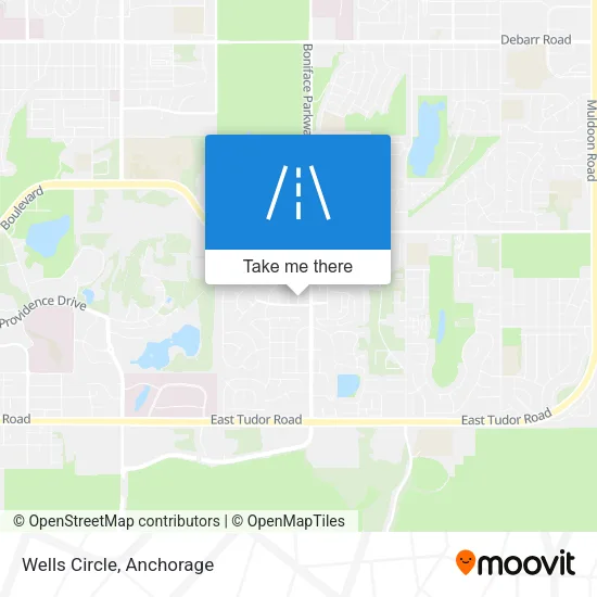 Wells Circle map