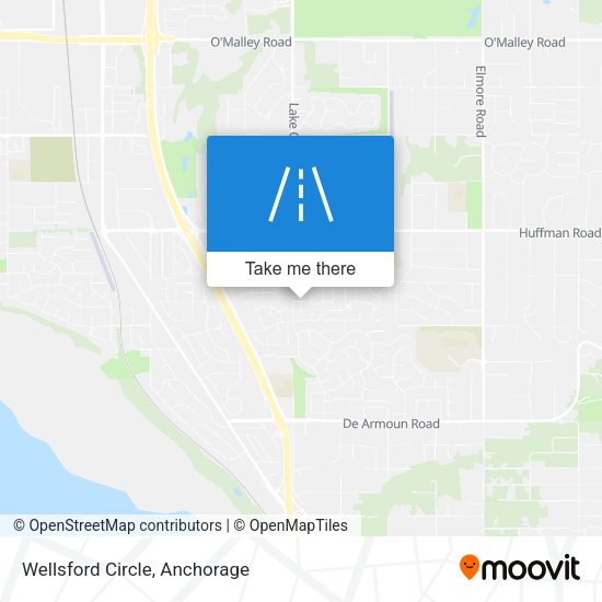 Mapa de Wellsford Circle